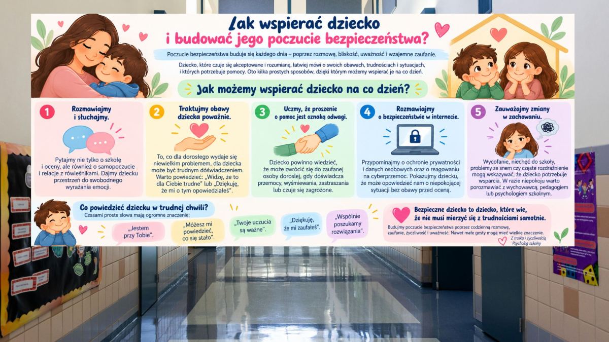 Jak wspierać dziecko i budować jego poczucie bezpieczeństwa?