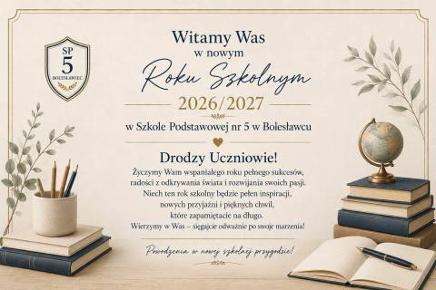 WITAMY W NOWYM ROKU SZKOLNYM