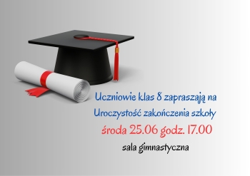 Uczniowie klas 8 