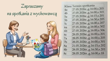 Zapraszamy na zebrania klasowe