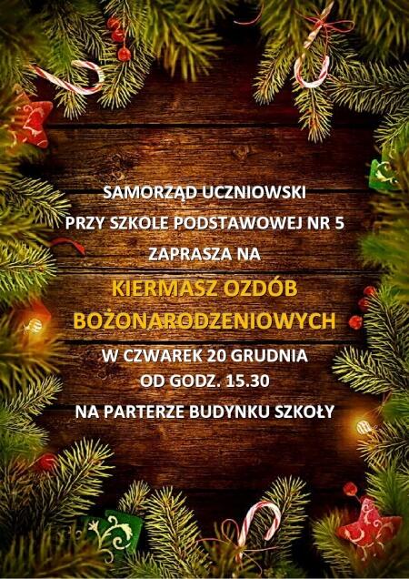 KIERMASZ OZDÓB BOŻONARODZENIOWYCH