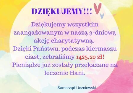SŁODKI KIERMASZ ZAKOŃCZONY