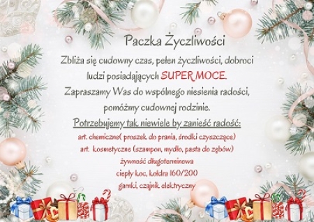 PACZKA ŻYCZLIWOŚCI