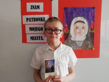 „ZNAM PATRONKĘ NASZEGO MIASTA”