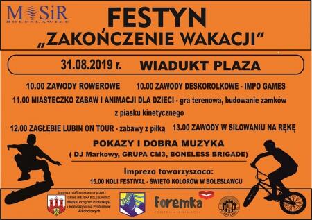 FESTYN - ZAKOŃCZENIE WAKACJI