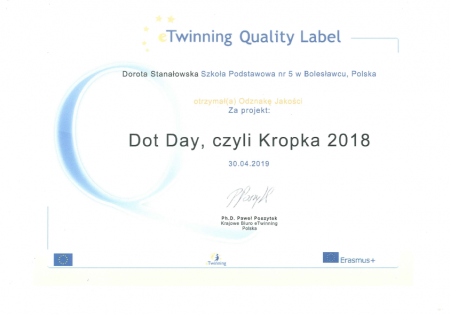 DOT DAY, CZYLI KROPKA 2018