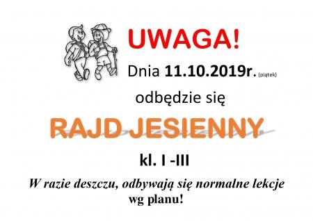 RAJD JESIENNY - 11.10.2019