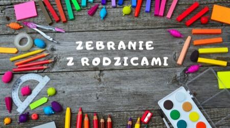 HARMONOGRAM ZEBRAŃ Z RODZICAMI - 29-30.01.2020