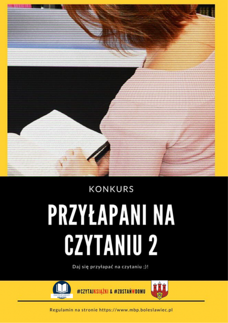 PRZYŁAPANI NA CZYTANIU  W CZASIE KWARANTANNY 