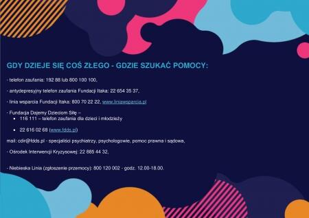 GDY DZIEJE SIĘ COŚ ZŁEGO - GDZIE SZUKAĆ POMOCY?