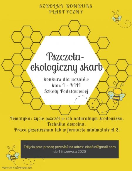 KONKURS: PSZCZOŁA - EKOLOGICZNY SKARB