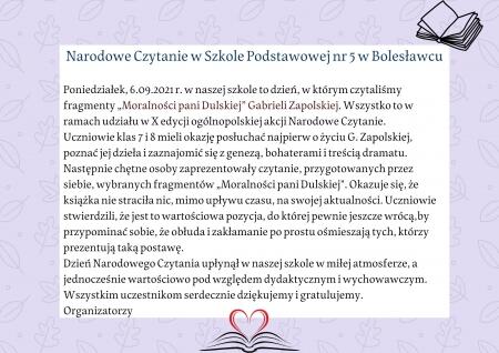 NARODOWE CZYTANIE